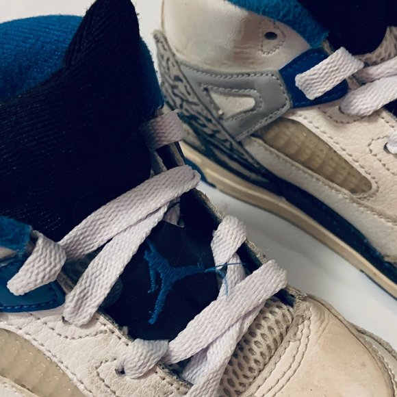 Air Jordan Retro Spizike Blue/Wht Elephant shoes - Picture 3 of 5